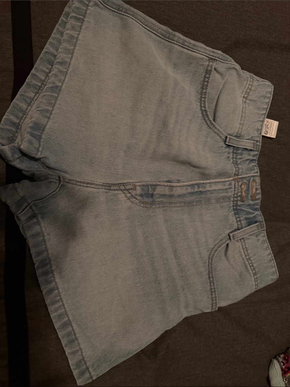 Levi's Light Blue Denim High-Rise Women's Shorts